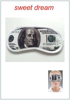 money - sleeping mask