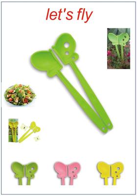 butterfly salad tong and tool set
