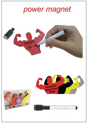 magnet, set of 4, with erase pen