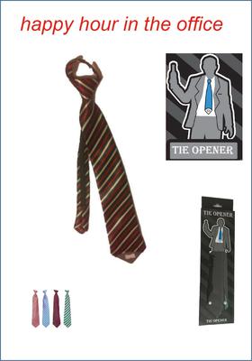 tie + bottle opener