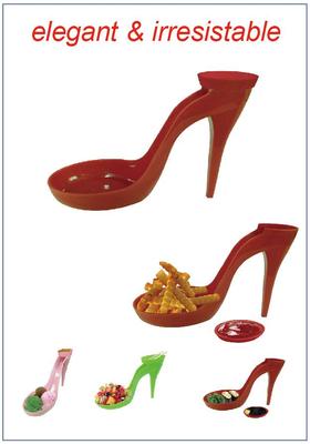 snack serving dish - high heel